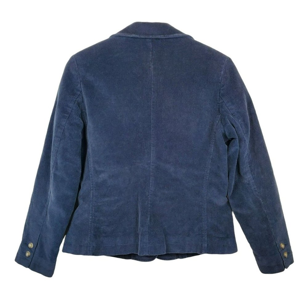 L.L. Bean Navy Corduroy Blazer with Patch Pockets - Picture 7 of 7